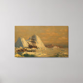  William Bedford An Incident of Whaling Canvas Afdruk (Voorkant)