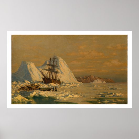  William Bedford An Incident of Whaling Poster (Voorkant)