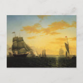 William Bedford New Bedford Harbour op Sunset Briefkaart (Voorkant)