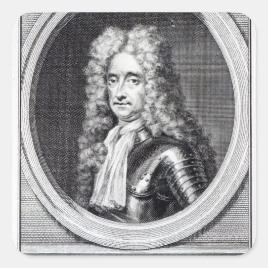 William Bentinck, 1st Earl of Portland Vierkante Sticker (Voorkant)