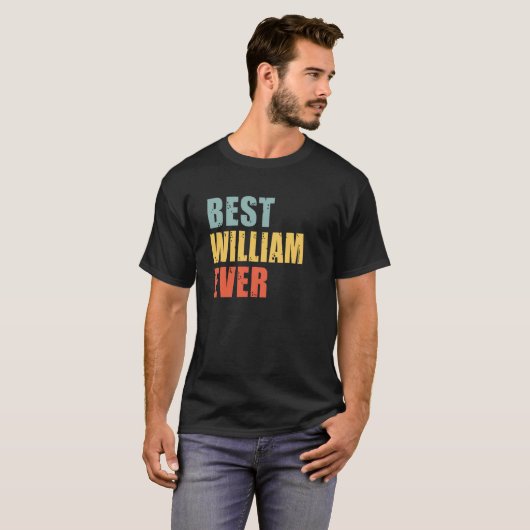 William Best Ever William T-shirt (Voorkant volledig)