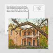 William Bierschwale Home, Fredericksburg, TX Briefkaart (Voorkant / Achterkant)