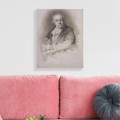 William Blake (1757-1827), gegraveerd door Luigi S Canvas Afdruk (Insitu (Woonkamer))