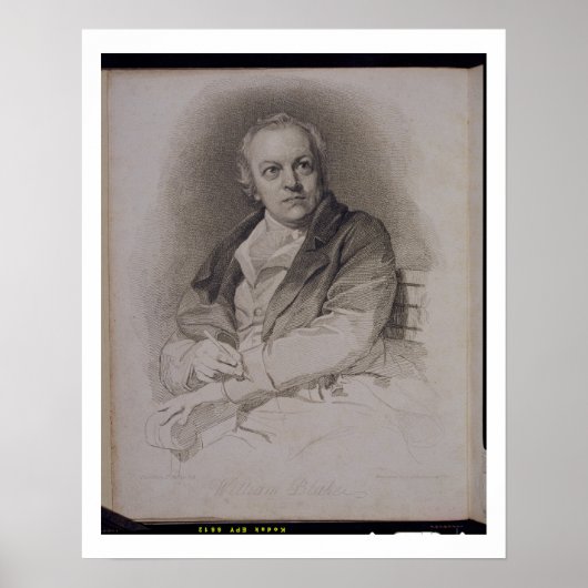 William Blake (1757-1827), gegraveerd door Luigi S Poster (Voorkant)