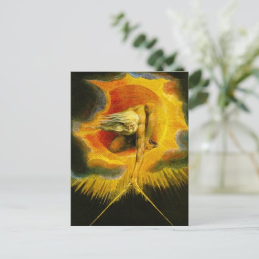 William Blake Ancient of Days Briefkaart (Staand voorkant)