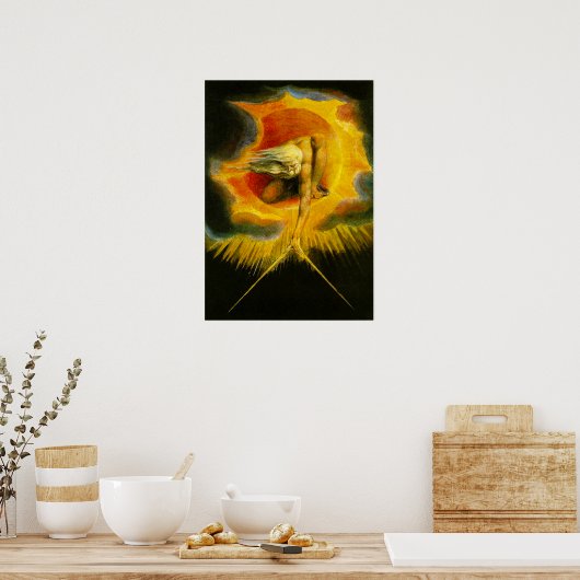 William Blake Ancient of Days Poster (Keuken)