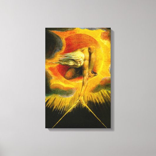 William Blake Ancient of Days Vinyl Fotobehang Canvas Afdruk (Voorkant)