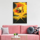 William Blake Ancient of Days Vinyl Fotobehang Canvas Afdruk (Insitu (Woonkamer))