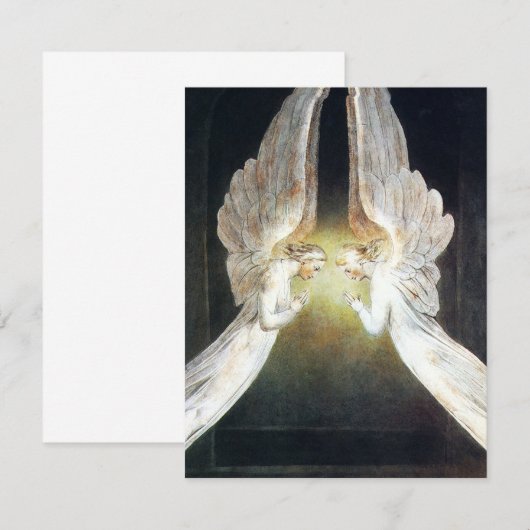 William Blake Angels Uitnodigingen (Voorkant / Achterkant)