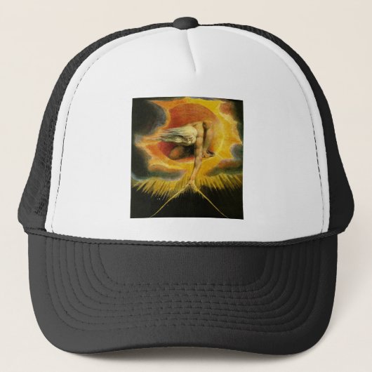William Blake Art God Trucker Pet (Voorkant)