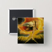 William Blake Art God Vierkante Button 5,1 Cm (Voorkant /achterkant)