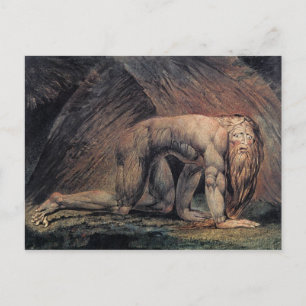 William Blake Art nebakanezer Briefkaart