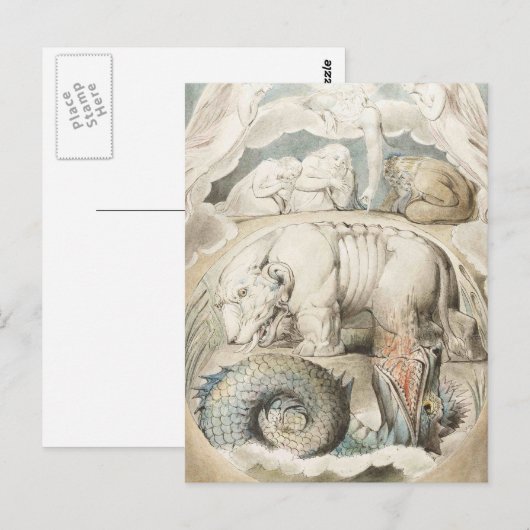 William Blake Art Painting Briefkaart (Voorkant / Achterkant)