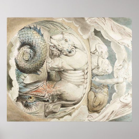William Blake Art Painting Poster (Voorkant)