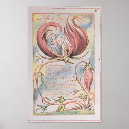 William Blake | Behoort van Innocence; Baby Joy, 1 Poster (Voorkant)
