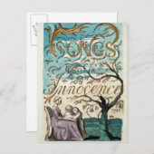 William Blake | Behoort van Innocence, titelpagina Briefkaart (Voorkant / Achterkant)