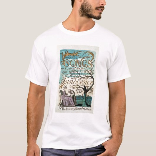 William Blake | Behoort van Innocence, titelpagina T-shirt (Voorkant)