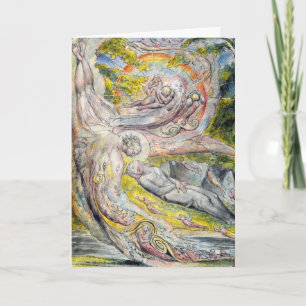 William Blake Card: De Geheimzinnige Droom van Feestdagen Kaart