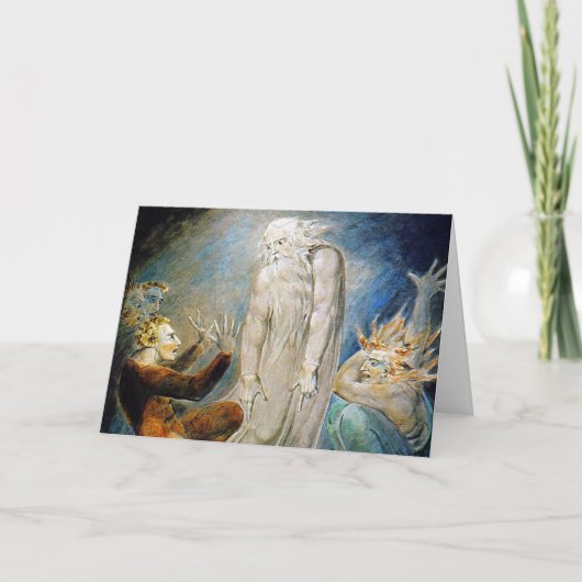 William Blake Card: De Geheimzinnige Droom van Kaart (Voorkant)