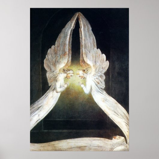 William Blake Christus in het Sepulcher-Poster Poster (Voorkant)