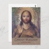William Blake Christus zegen de redder CC0071 Briefkaart (Voorkant / Achterkant)