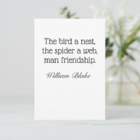 William Blake citaat Vriendschap