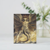 William Blake - De Grote Rode Draak en de Vrouw Briefkaart (Staand voorkant)