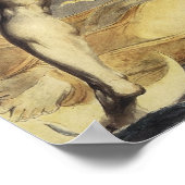 William Blake - De Grote Rode Draak en de Vrouw Poster (Hoek)