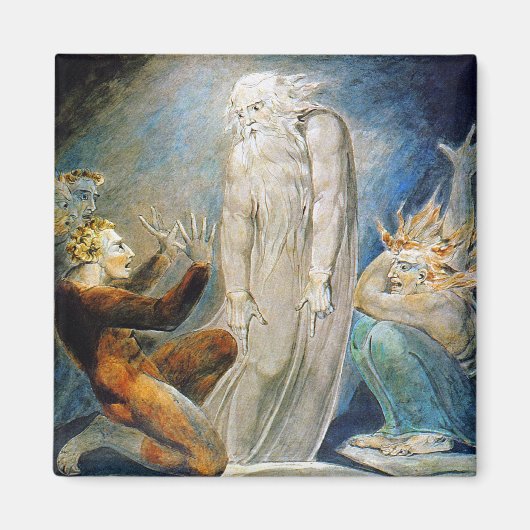 William Blake: De heks van Endor Magneet (Voorkant)