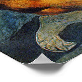 William Blake: De heks van Endor Poster (Hoek)