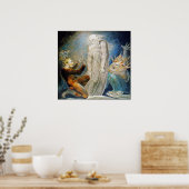 William Blake: De heks van Endor Poster (Keuken)