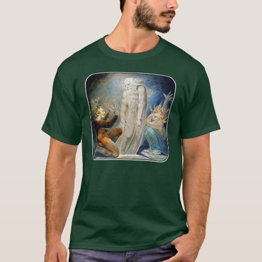 William Blake: De heks van Endor T-shirt (Voorkant)