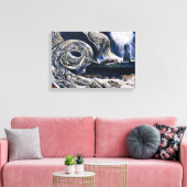 William Blake De Liefhebbers Whirlwind Canvas Prin (Insitu (Woonkamer))