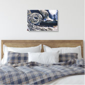 William Blake De Liefhebbers Whirlwind Canvas Prin (Insitu (Slaapkamer))