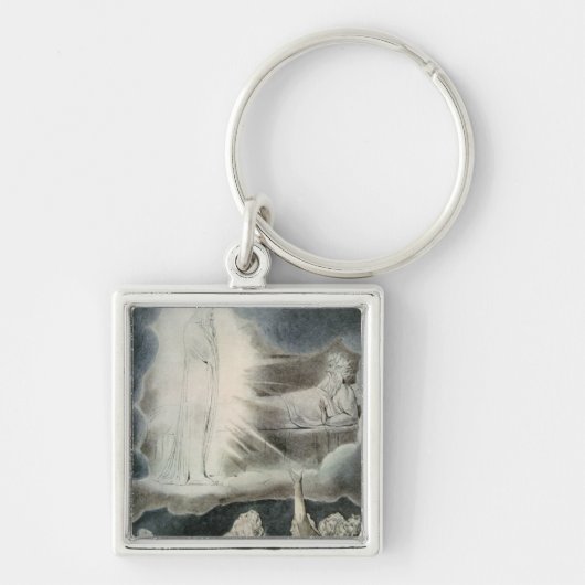 William Blake | De visie van Eliphaz, 1825 Sleutelhanger (Voorkant)