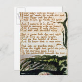 William Blake | Een gifboom Briefkaart (Voorkant / Achterkant)