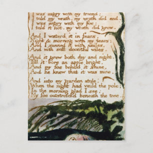 William Blake   Een gifboom Briefkaart