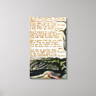 William Blake Een gifboom Canvas Afdruk