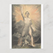 William Blake - engel van de onthulling Briefkaart (Voorkant)