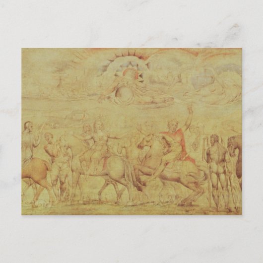 William Blake | Faerie Queene Briefkaart (Voorkant)