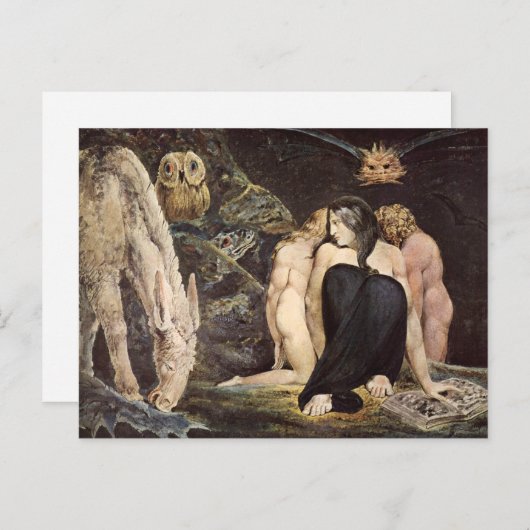 William Blake Hecate Briefkaart (Voorkant / Achterkant)
