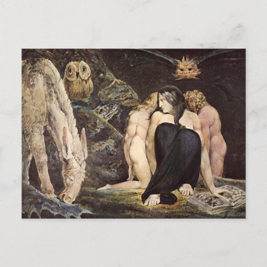 William Blake Hecate Briefkaart (Voorkant)