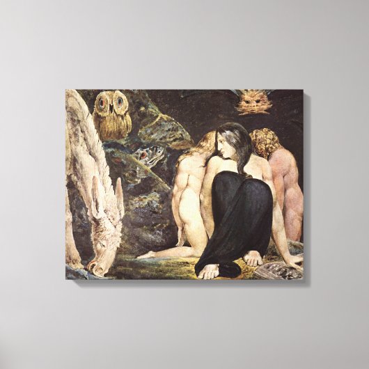 William Blake Hecate Canvas Print (Voorkant)
