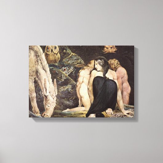 William Blake Hecate Canvas Print (Voorkant)