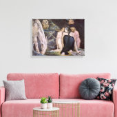 William Blake - Hecate; Night of Enitharmon's Joy Canvas Afdruk (Insitu (Woonkamer))