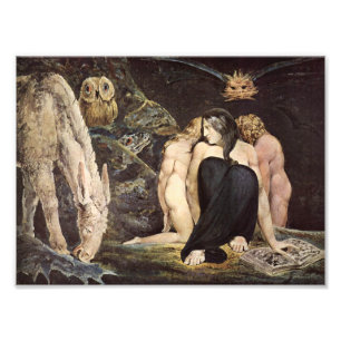 William Blake Hecate Print Foto Afdruk