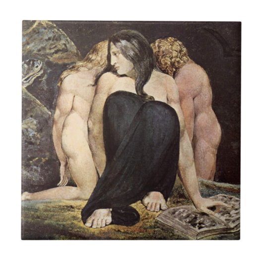 William Blake Hecate Tile Tegeltje (Voorkant)