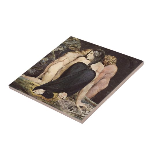 William Blake Hecate Tile Tegeltje (Zijkant)