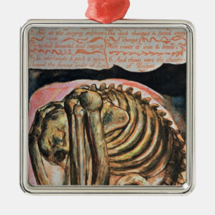 William Blake   Het aanmaken van ingevroren materi Metalen Ornament