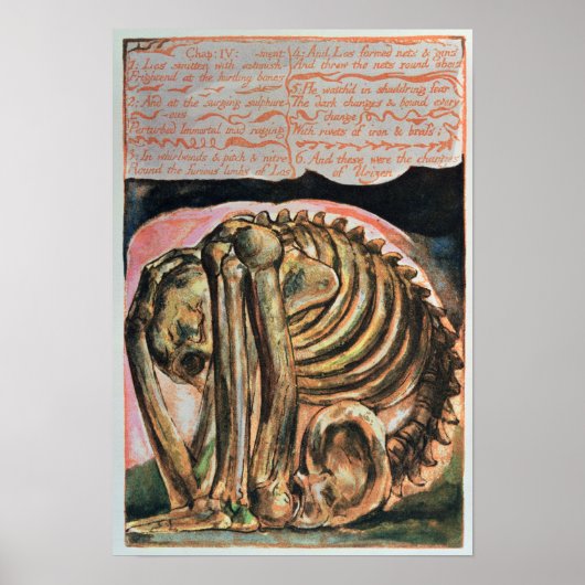 William Blake | Het aanmaken van ingevroren materi Poster (Voorkant)